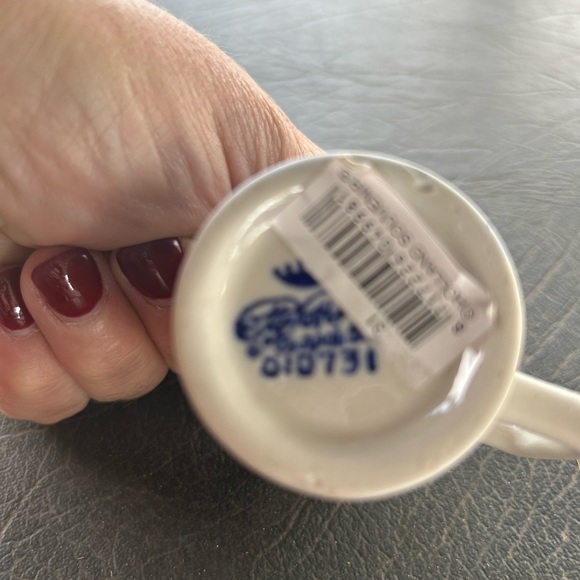 Vintage Delft blue white small mug, holland windmill - Picture 4 of 5